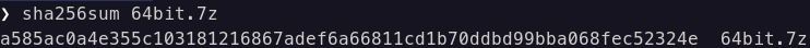 Comprobar hash en linux