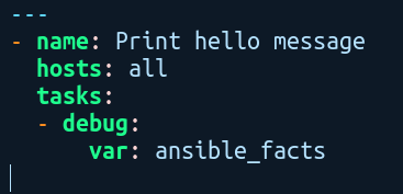 Variable ansible_facts