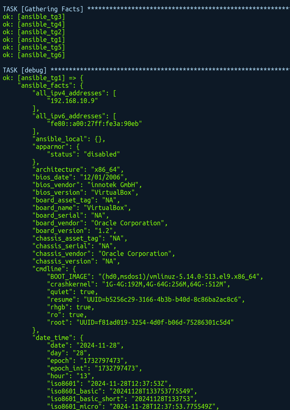 Contenido de ansible_facts