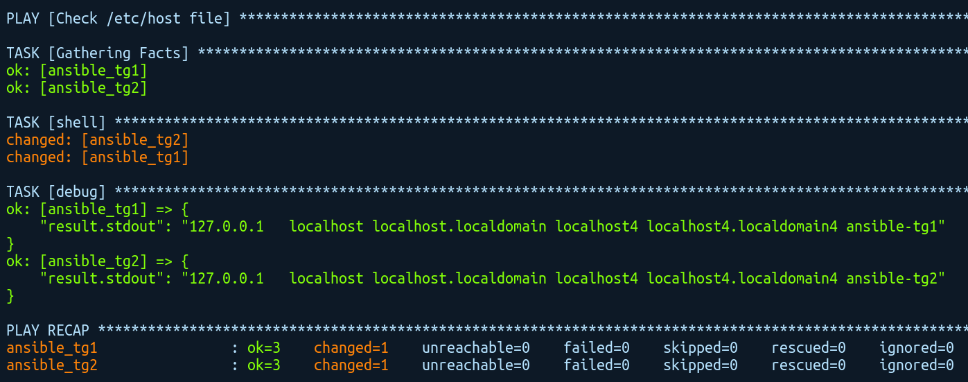 Gathering en Ansible